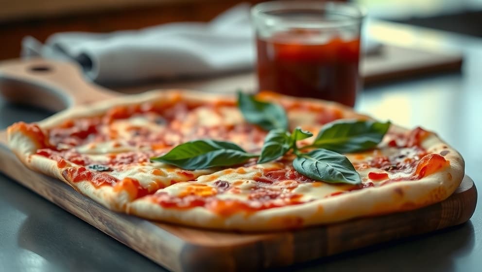 Pizzadeg utan jäst som blir knaprig på tio minuter