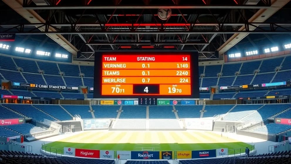 Poängställning Kalmar FF mot IFK Göteborg